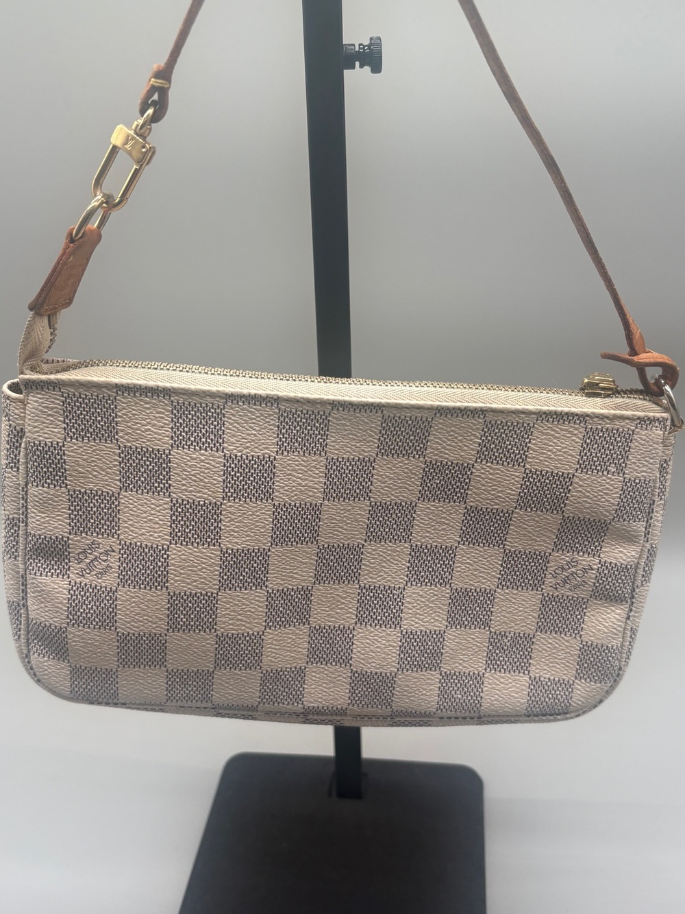 Louis Vuitton Pochette Accessoires Damier Azur Shoulder Bag